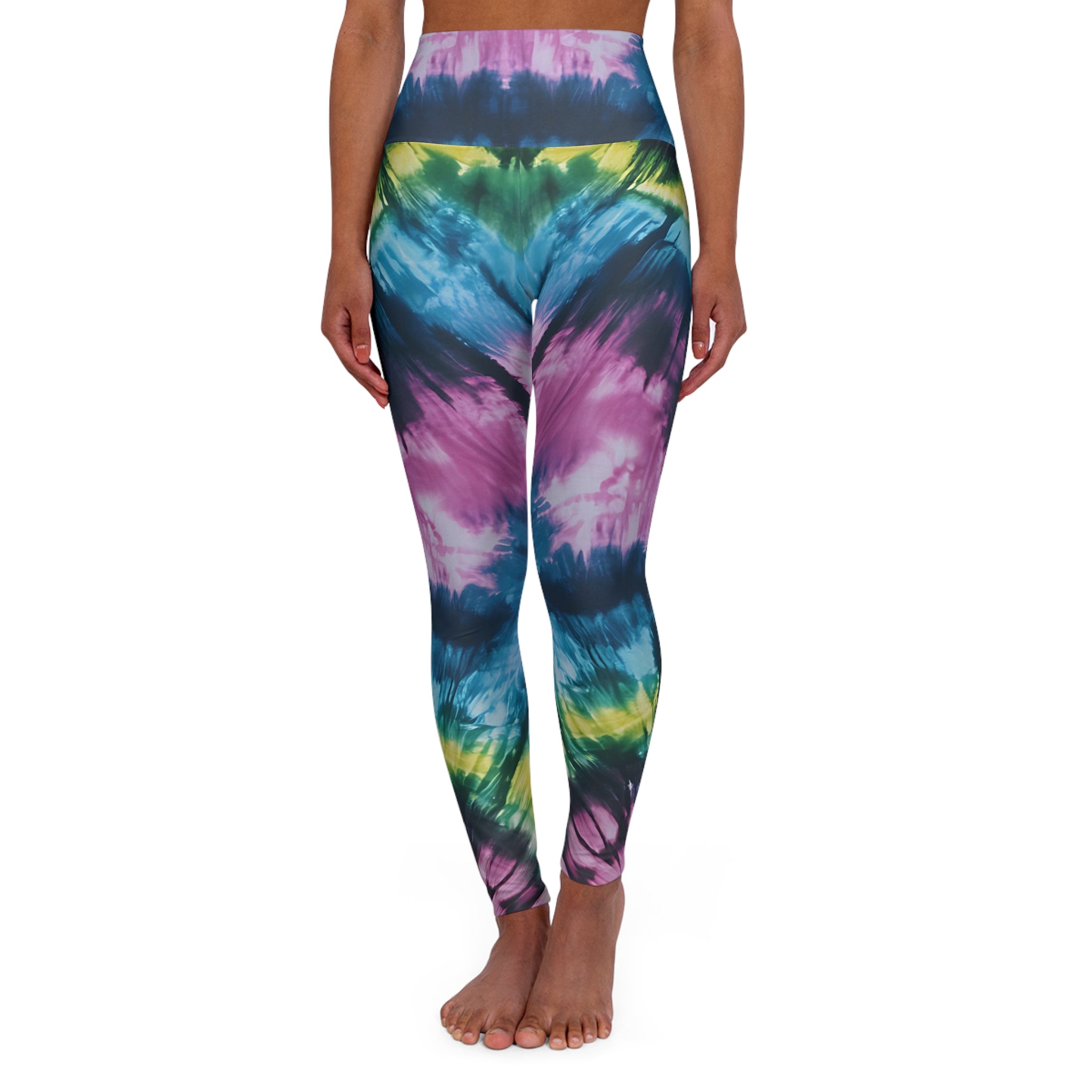Cosmic Harmony High Waisted Yoga Leggings